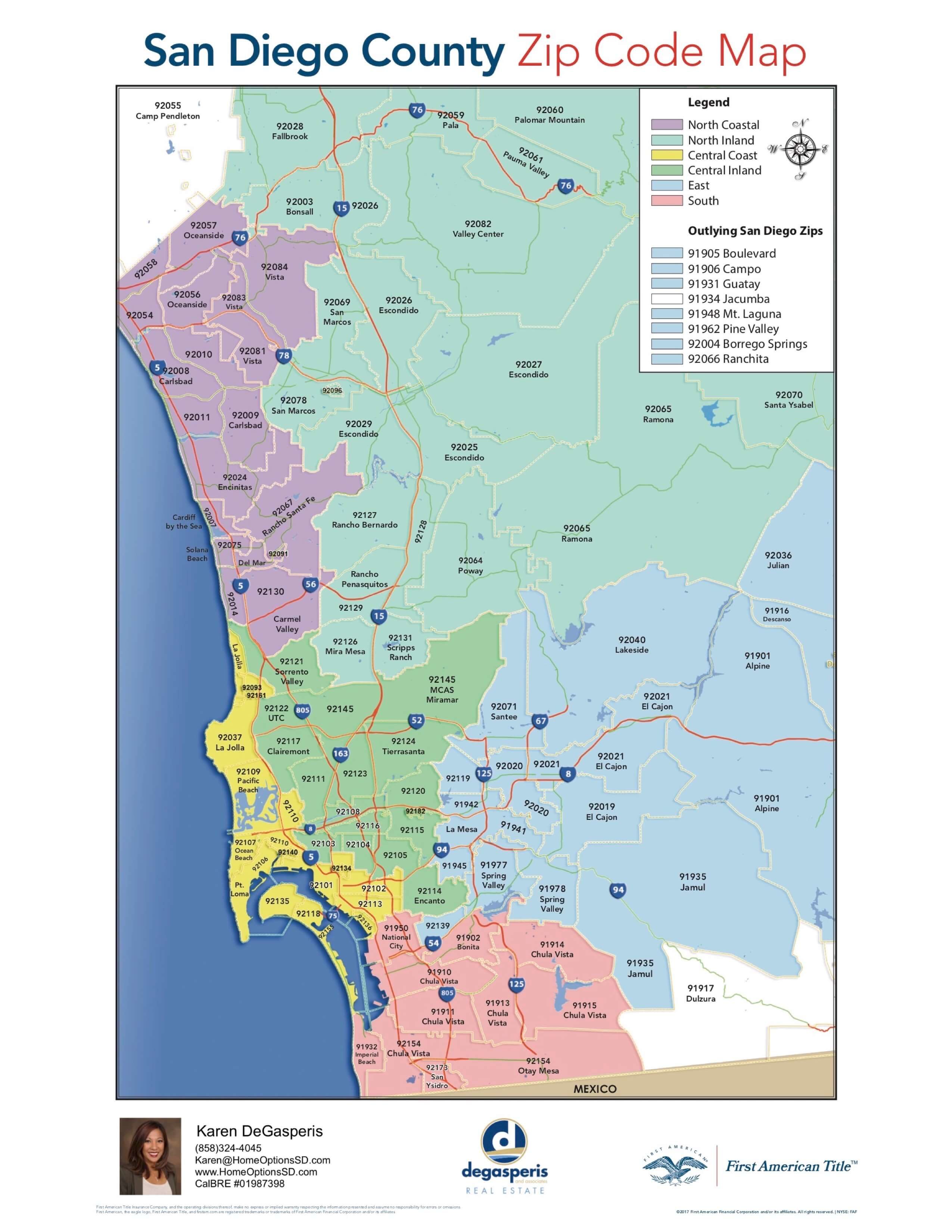 image of San-Diego-Zip-Code-Map (1) by the best real estate agents in san diego