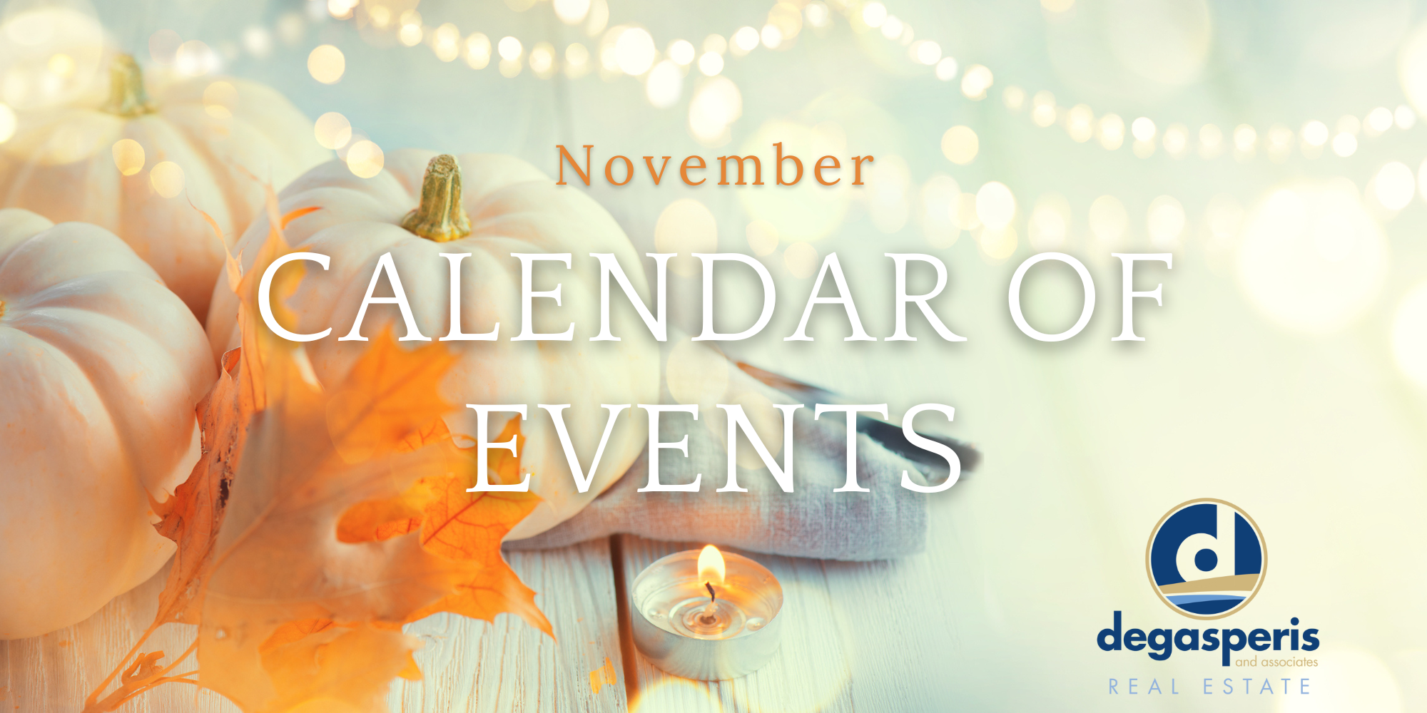 Karen DeGasperis November Calendar of Events