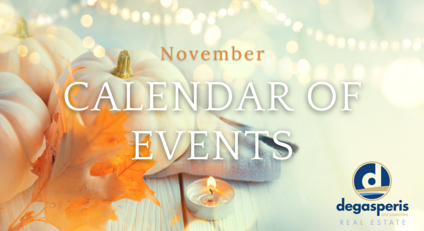 Karen DeGasperis November Calendar of Events