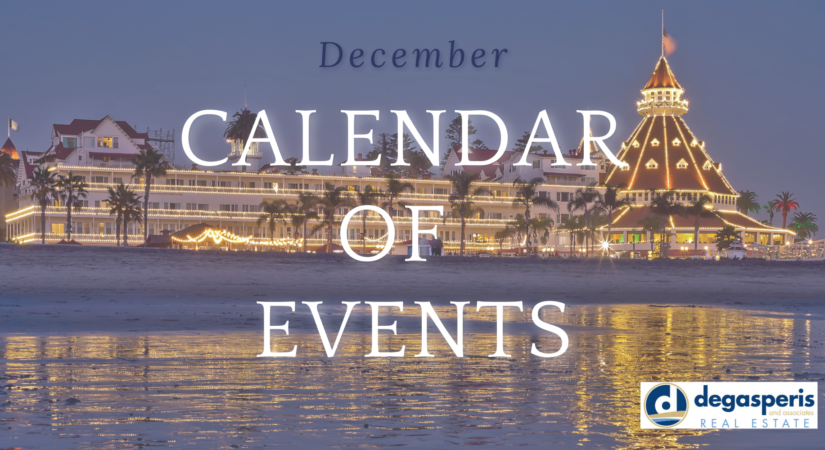 Karen DeGasperis San Diego December Calendar of Events