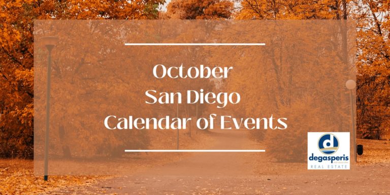 Karen DeGasperis October San Diego Calendar of Events 2023