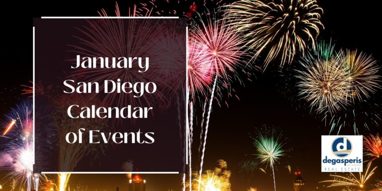 January Calendar of Events San Diego Karen DeGasperis